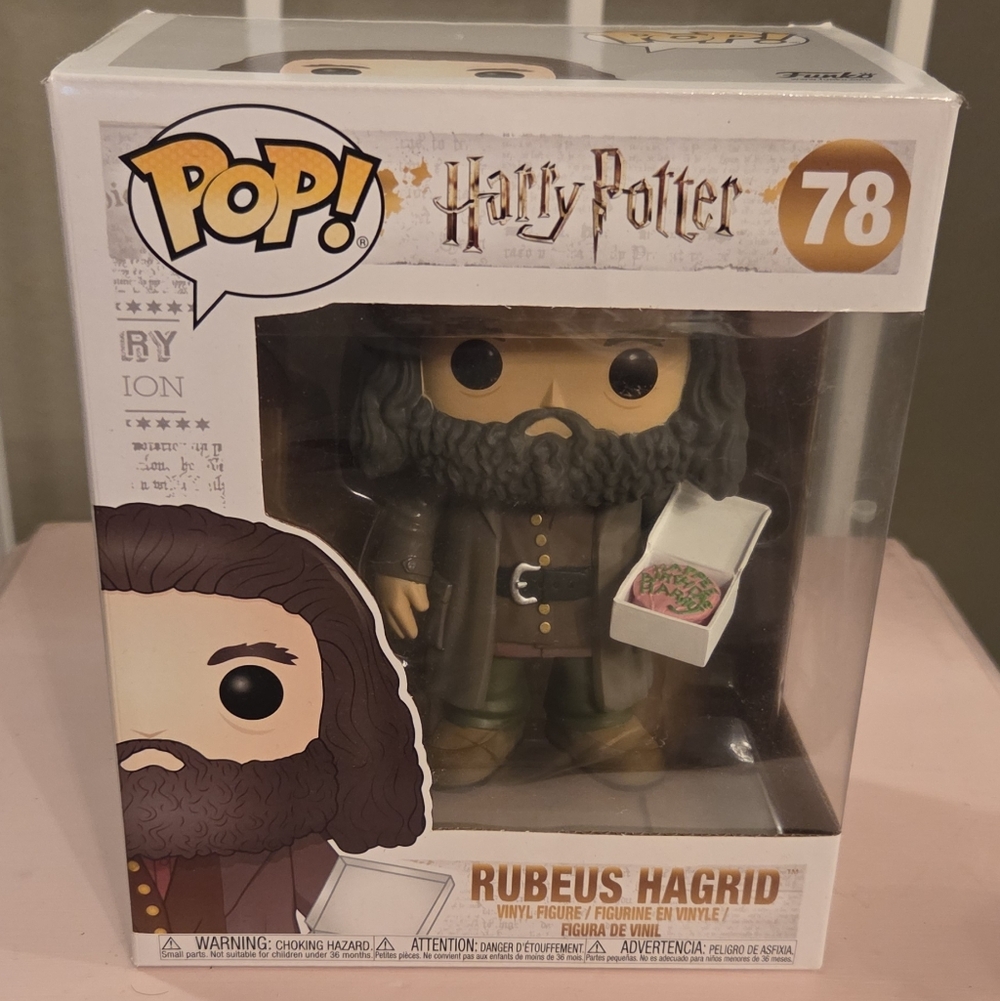 ♡ harry potter rubeus hagrid with cake 6-inch funko pop! vinyl figure #78 new ♡